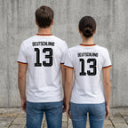 WM Deutschland Shirt Weiss back livestyle mann frau
