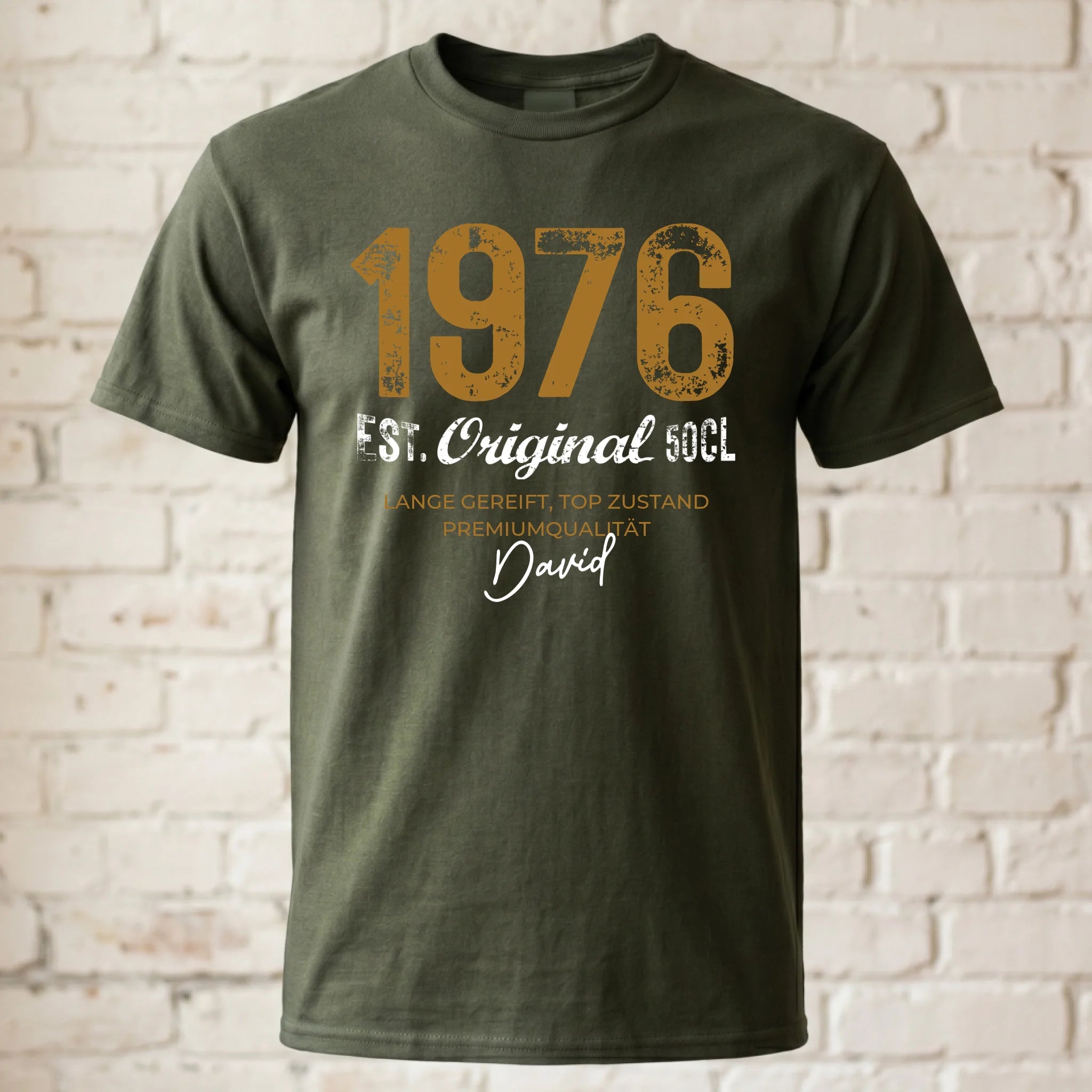 T-Shirt ghosted militär grün 2
