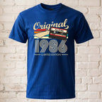 T-Shirt ghosted royal blau 2