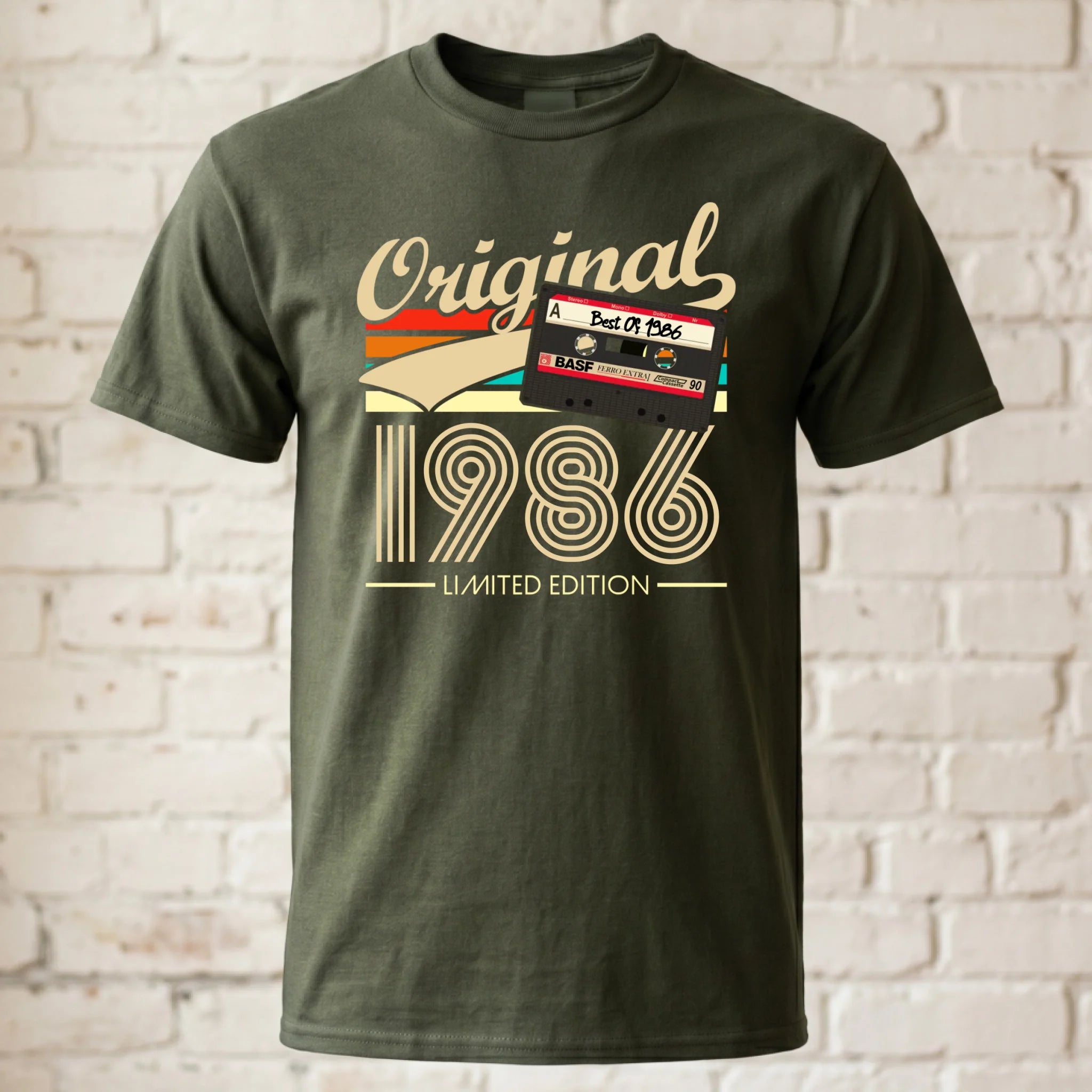 T-Shirt ghosted militär grün 2