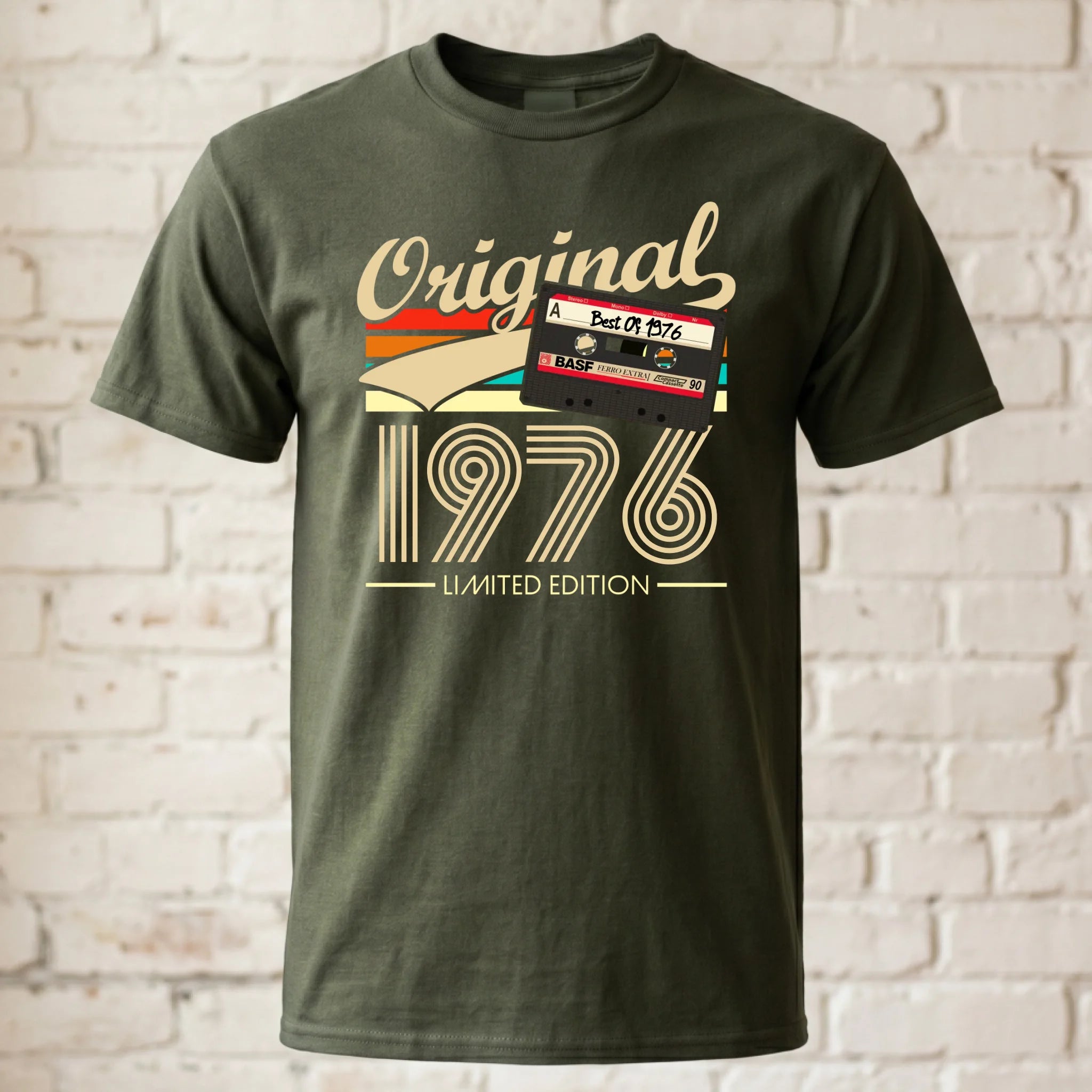 T-Shirt ghosted militär grün 2