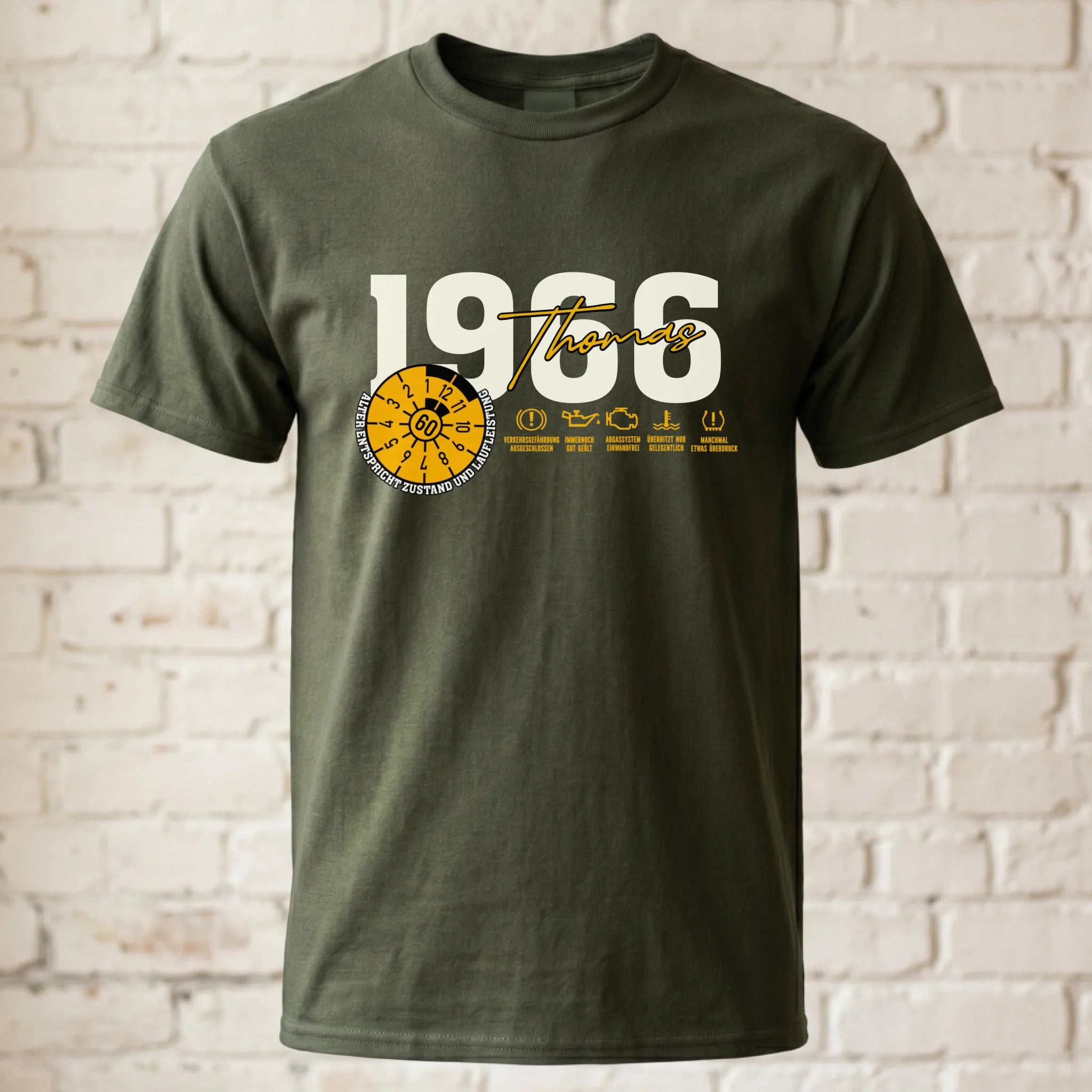 T-Shirt ghosted militär grün 2