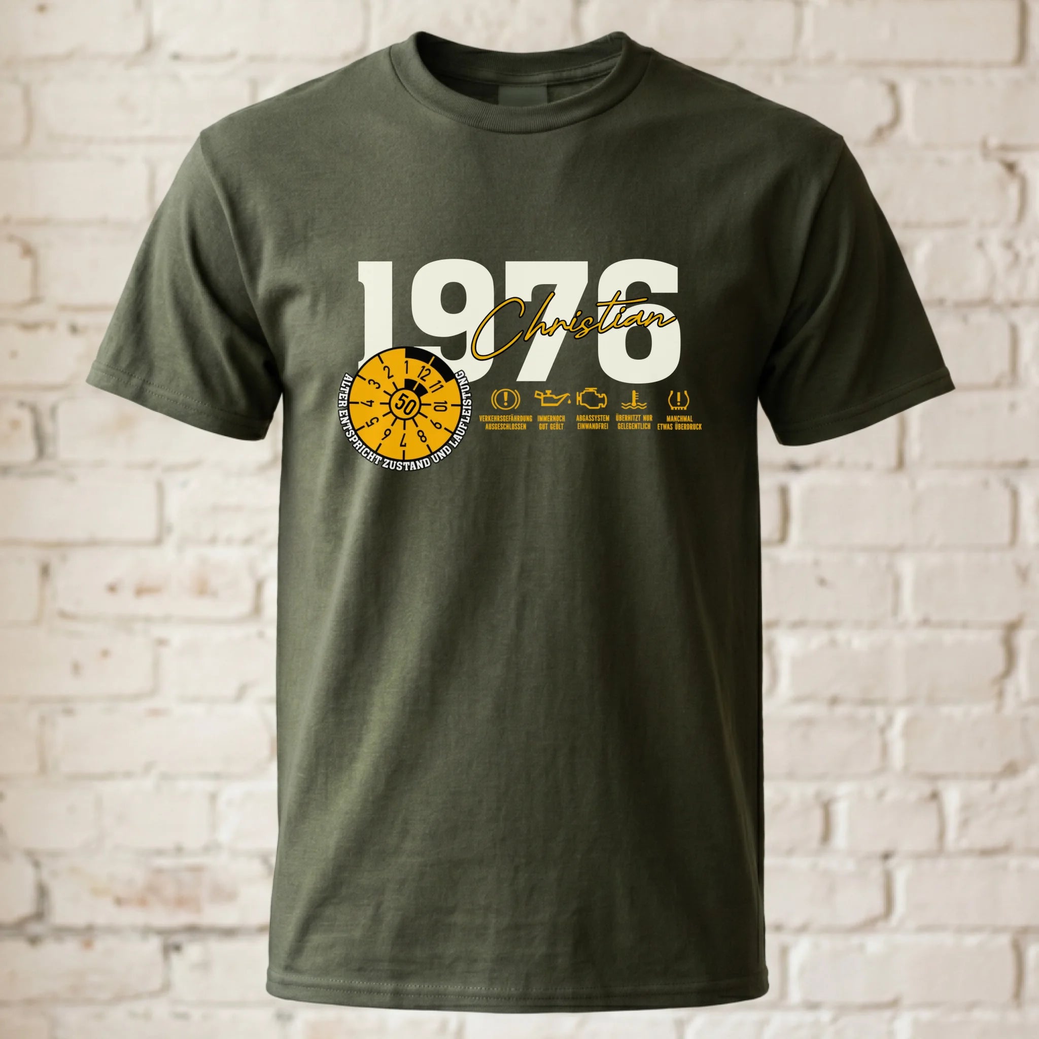 T-Shirt ghosted militär grün 2
