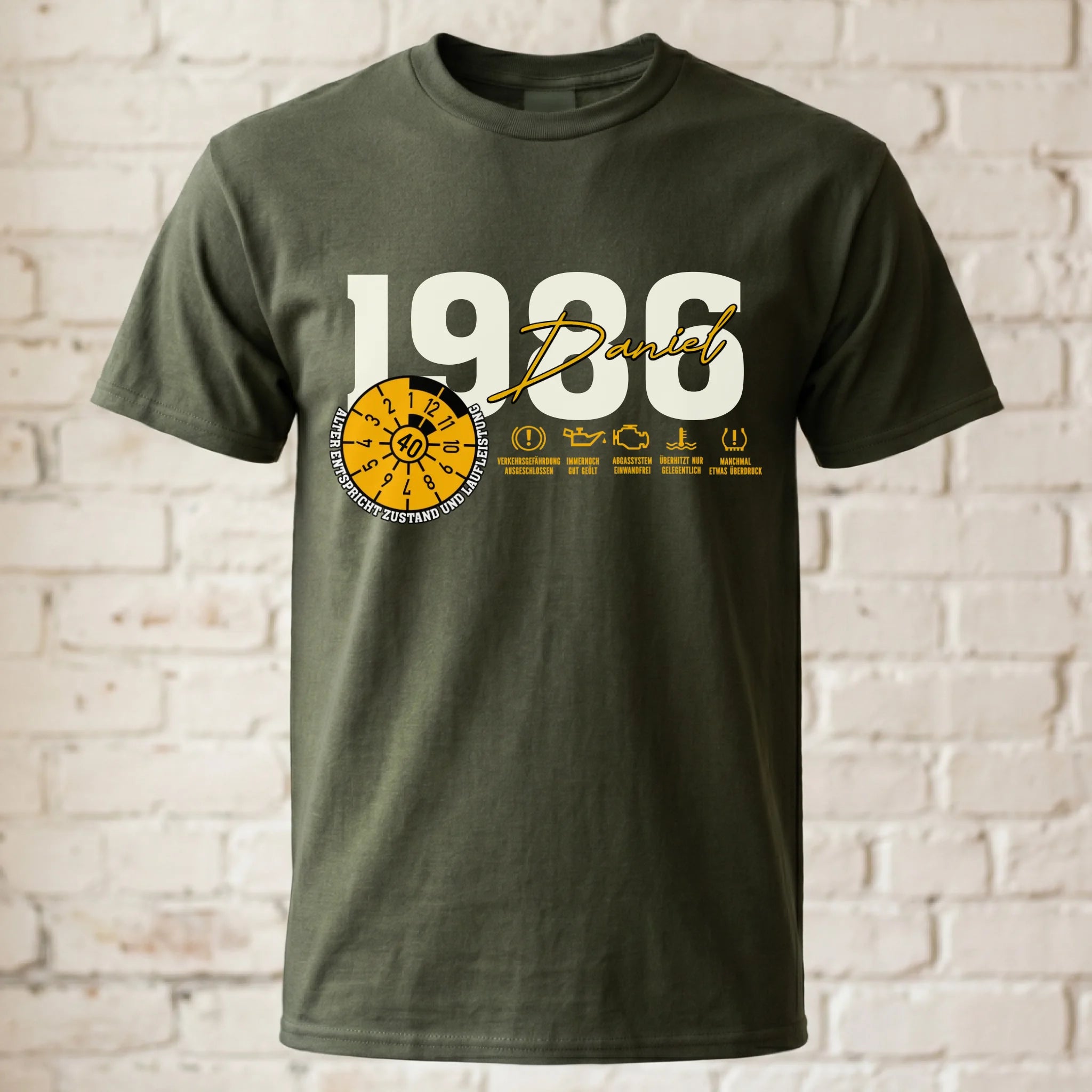 T-Shirt ghosted militär grün 2