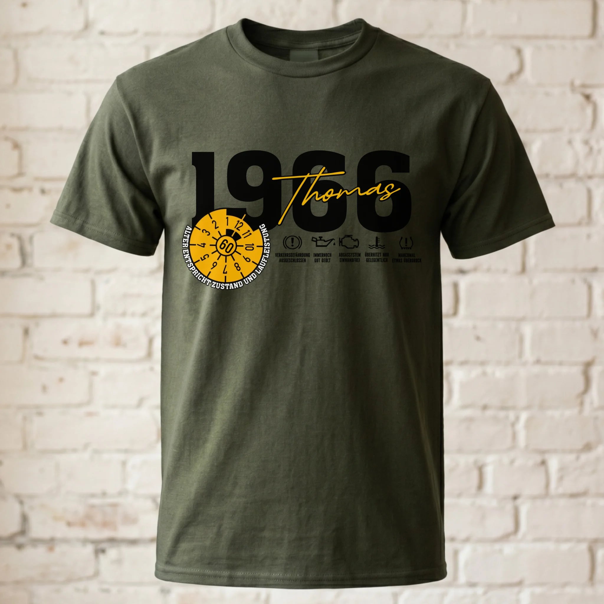 T-Shirt ghosted militär grün 2