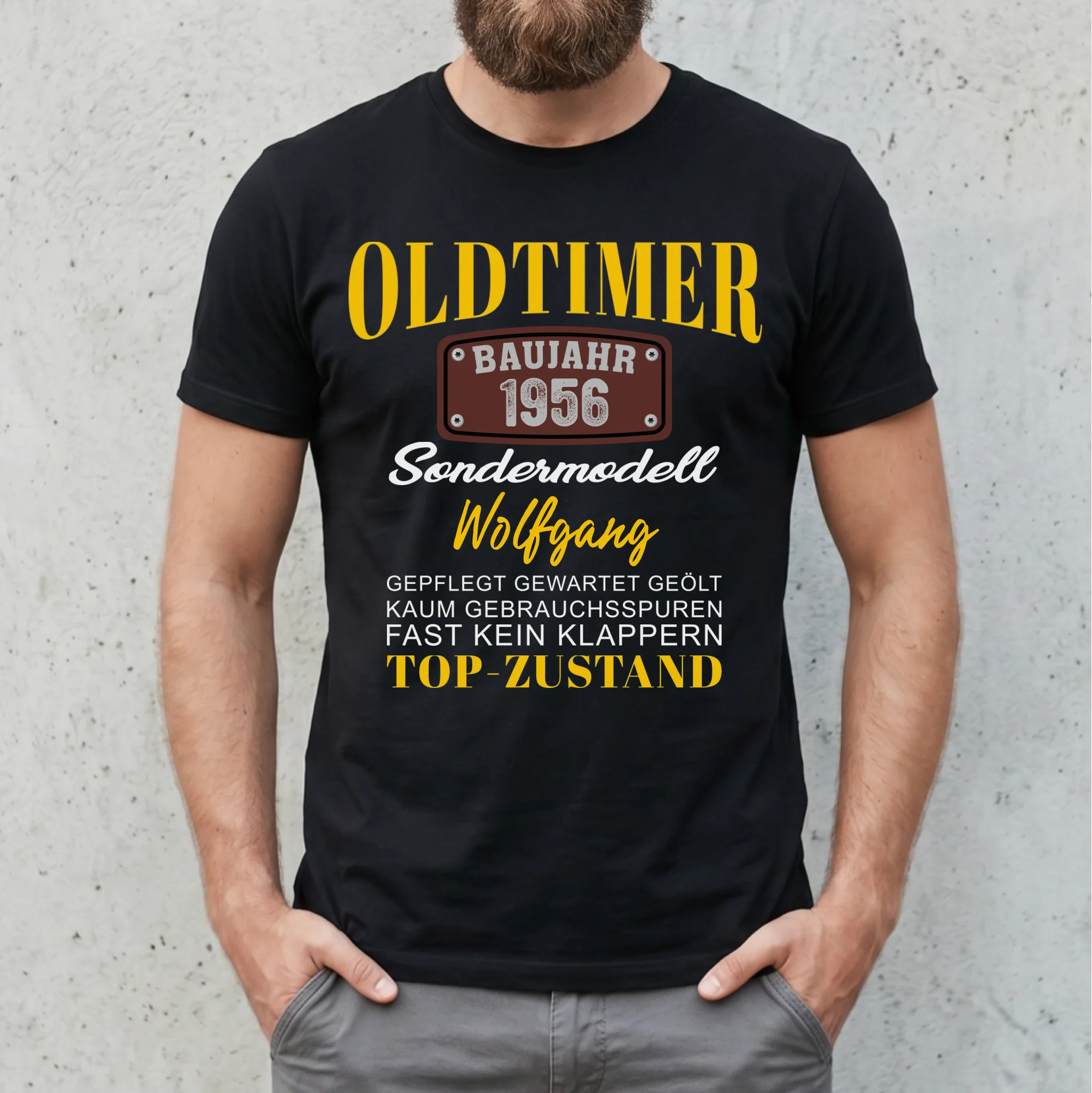 Ghostet Männer Shirt Militär Schwarz