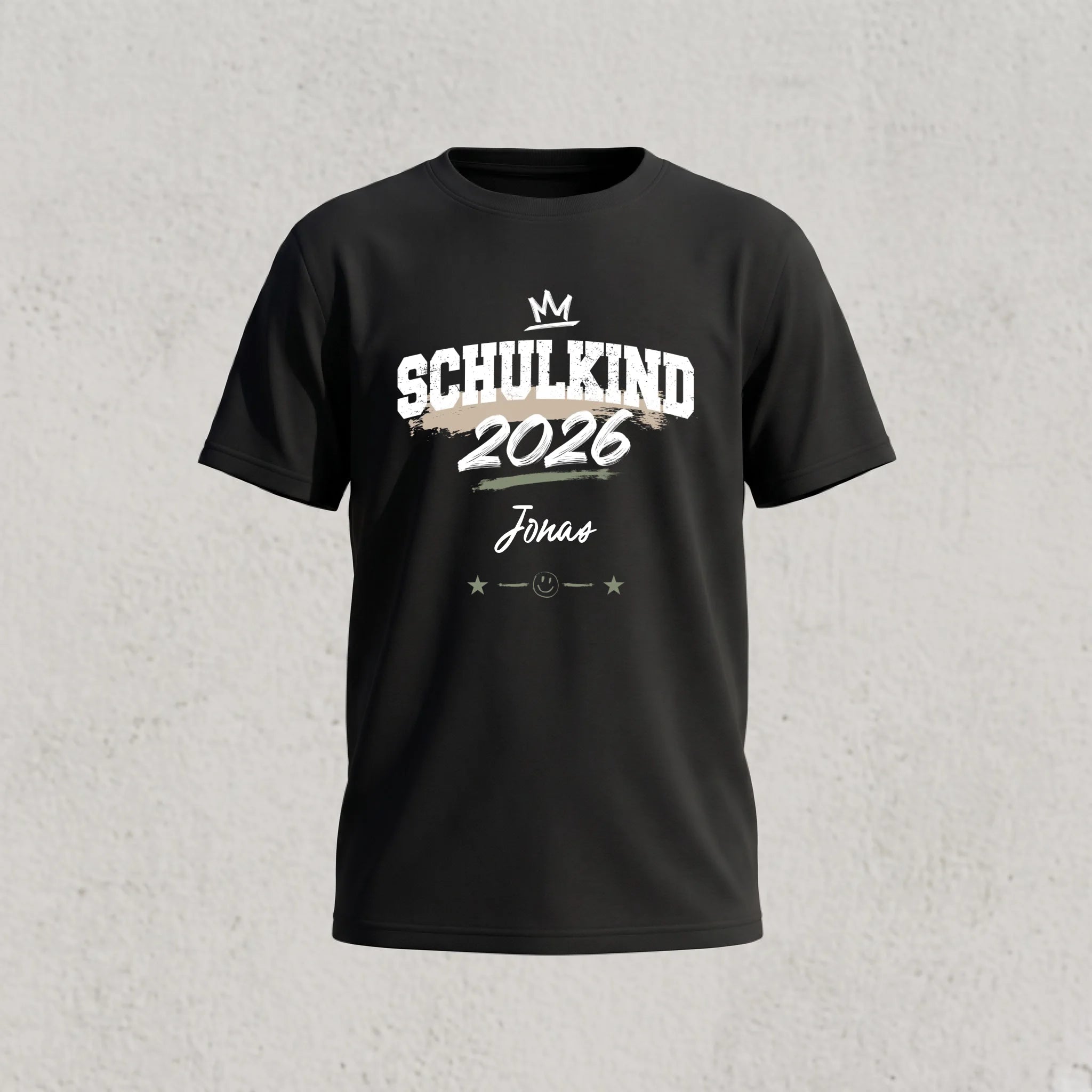 Kinder Shirt Mockup Schwarz