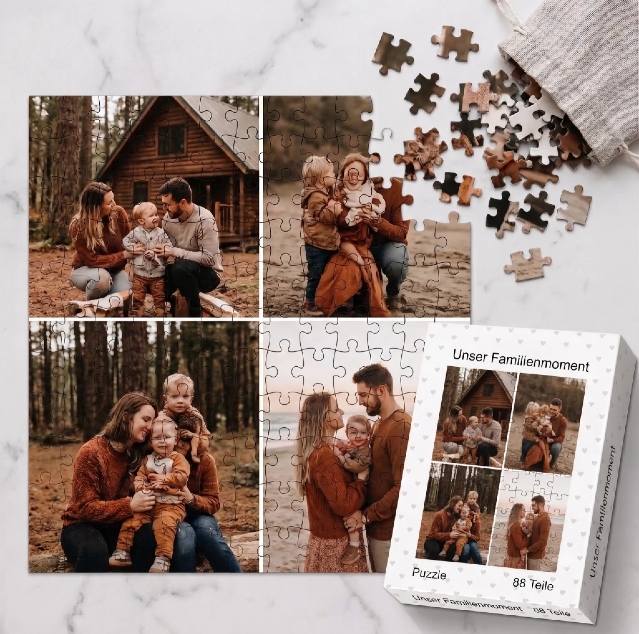Puzzle 88 Teile Familie