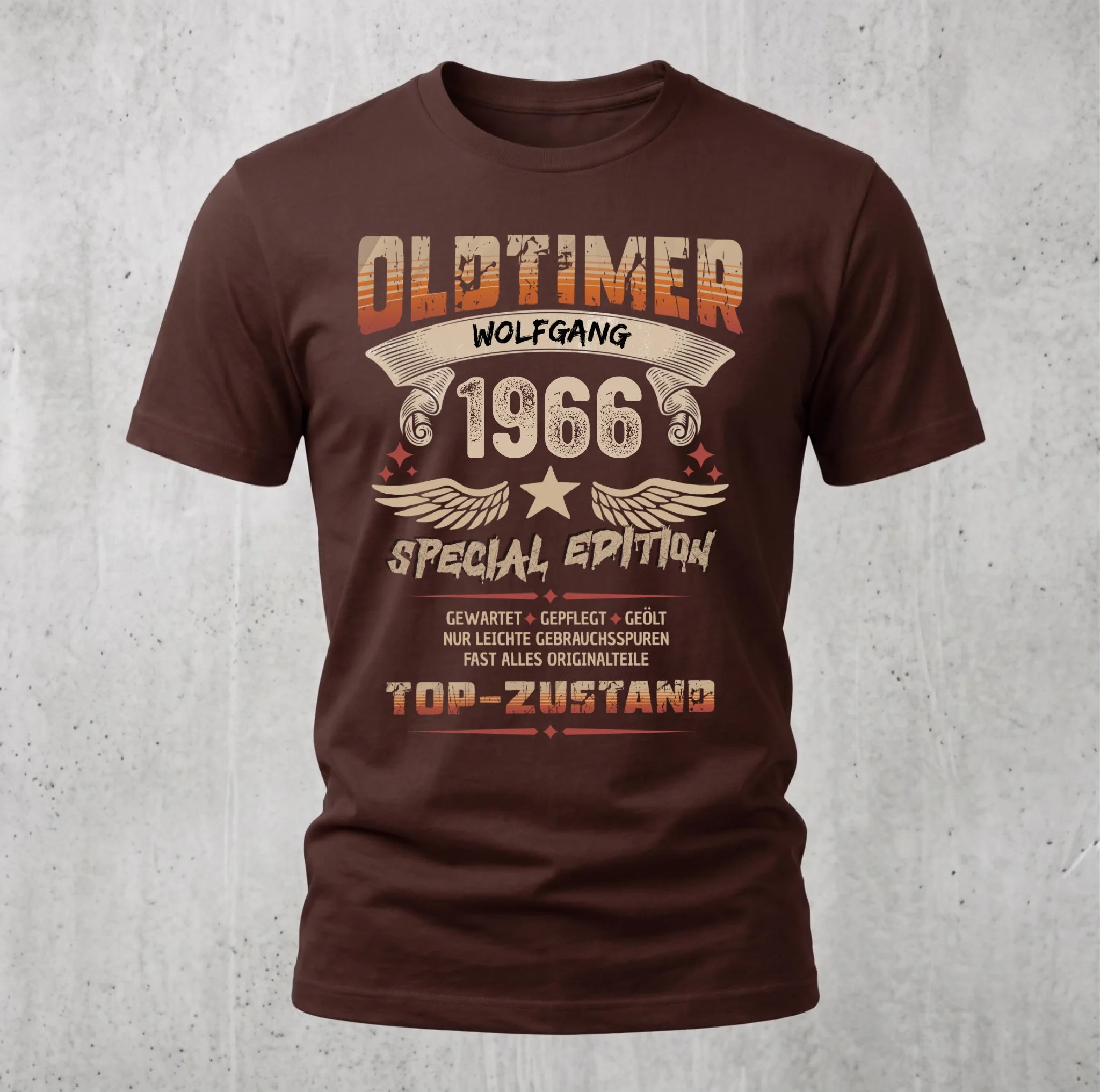 T-Shirt Mockup Dark Choclade ghosted 2