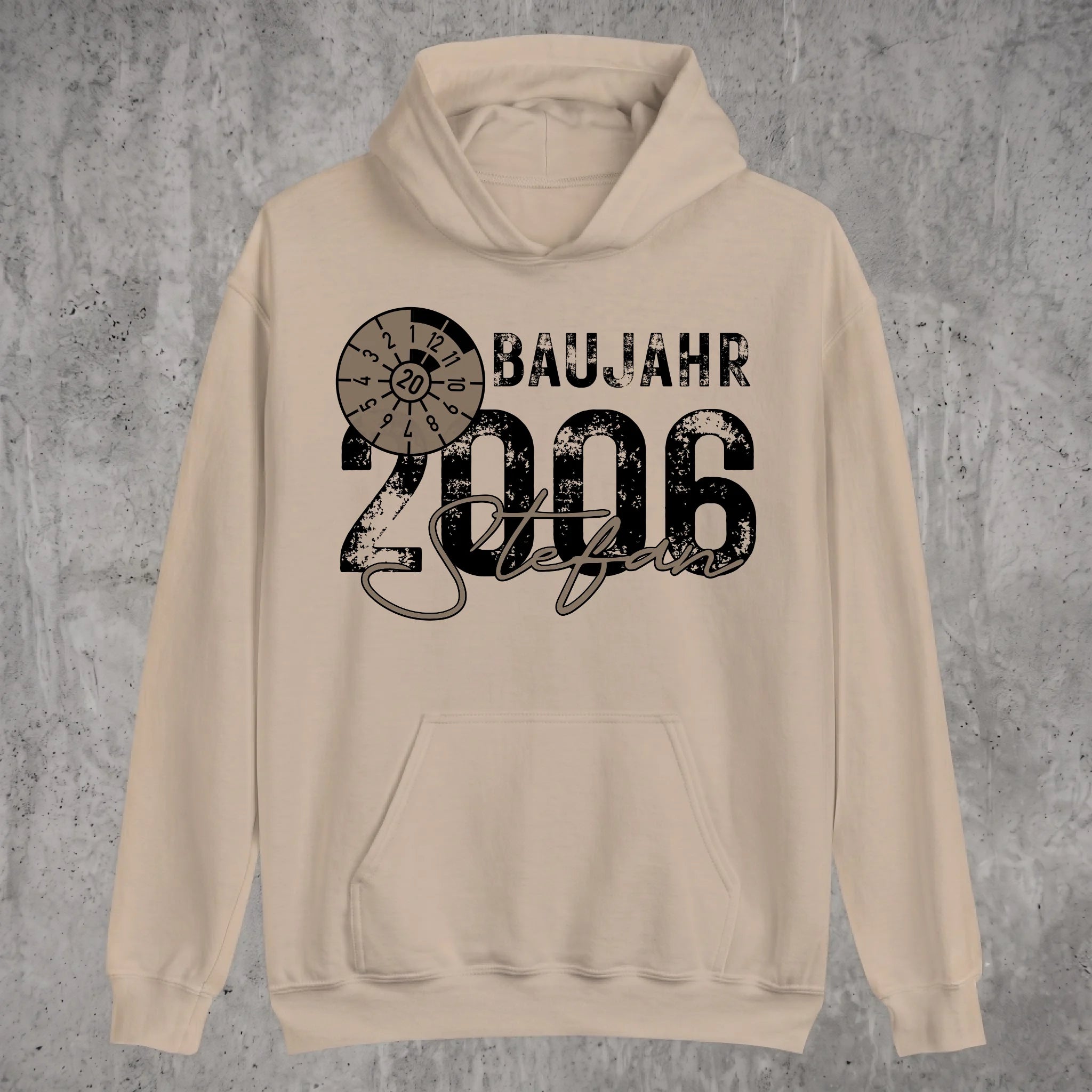 Hoodie hanging Mockup Sand