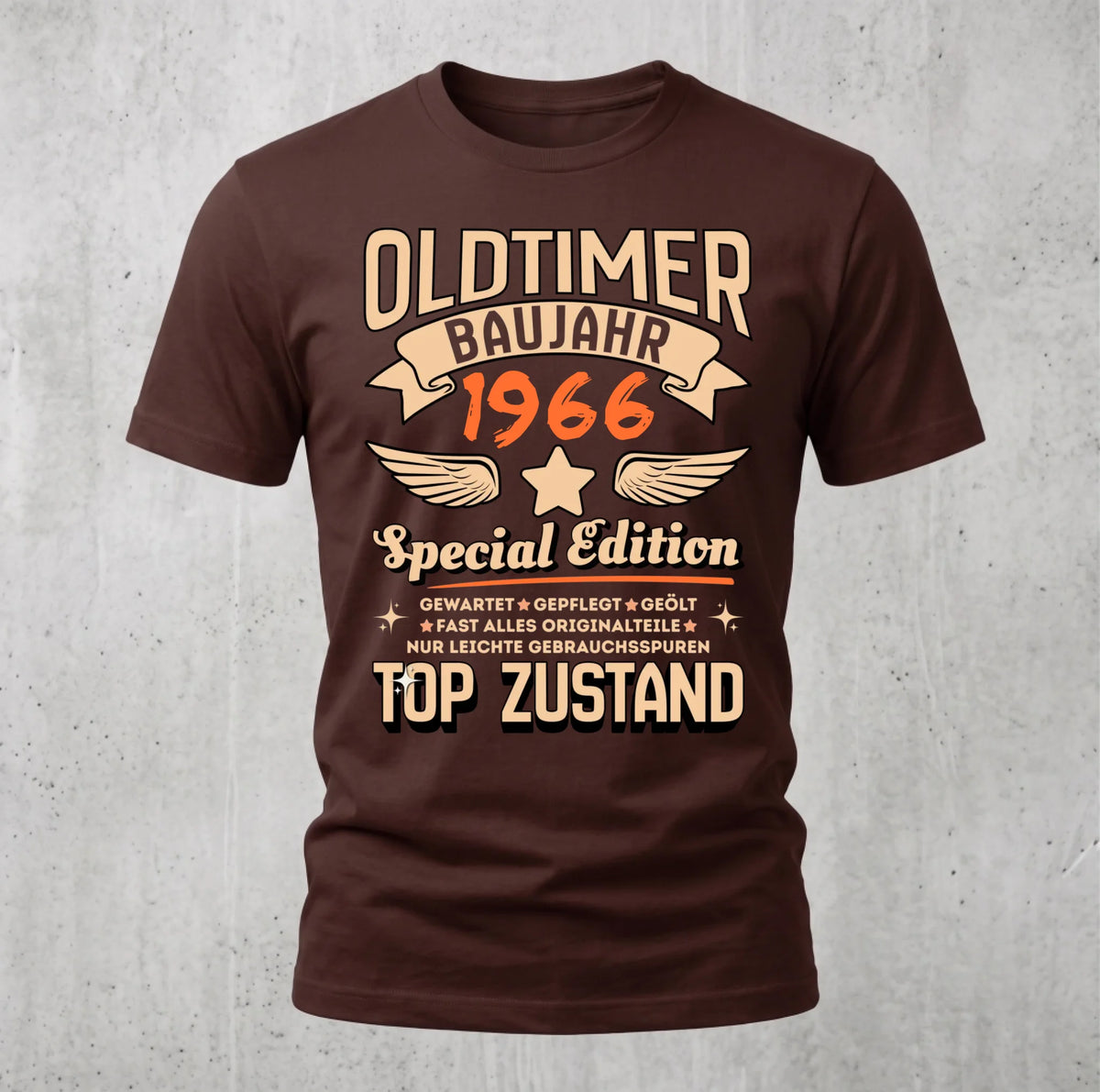 T-Shirt Mockup Dark Choclade ghosted 2