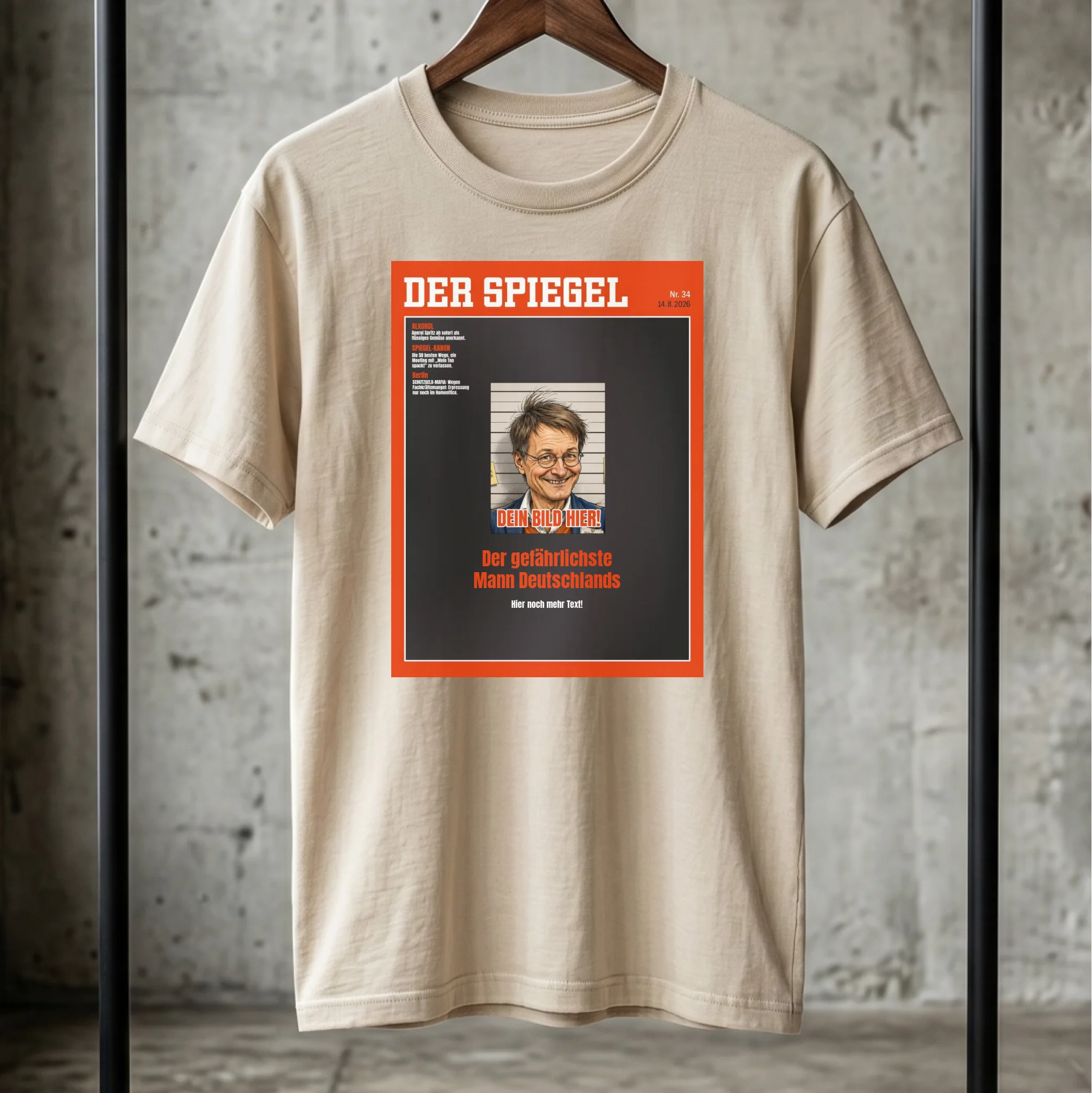 T-Shirt forrest green hängend