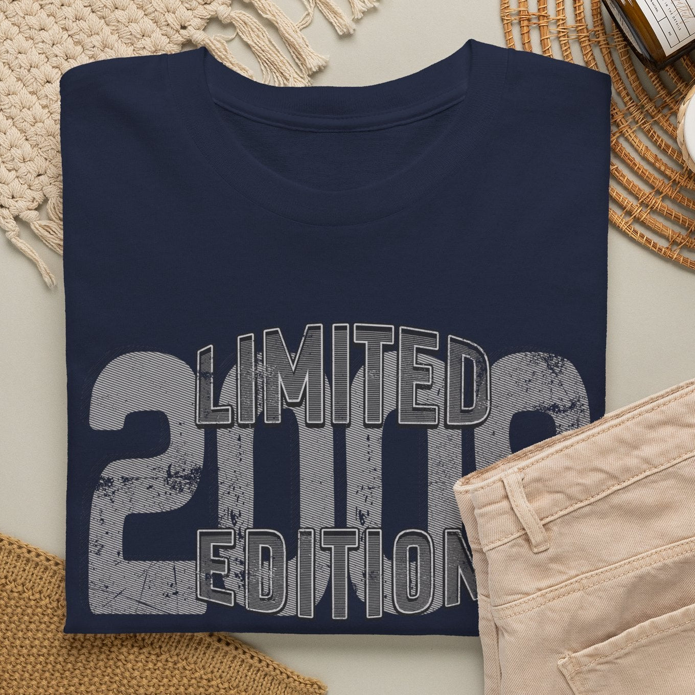 Camiseta "Edición Limitada 2008" para 18º cumpleaños – Camiseta vintage con estilo grunge – Regalo perfecto para la mayoría de edad