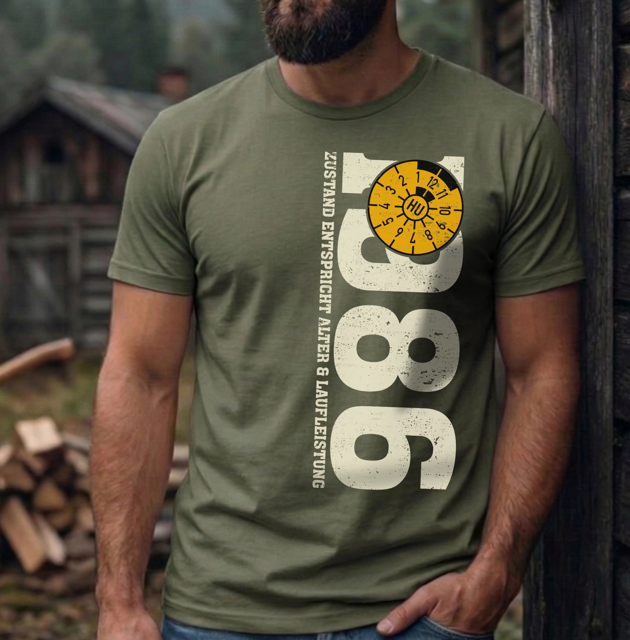 40. Geburtstag 1986 Zustand entspricht Alter und Laufleistung TÜV Lustiges Mechaniker Geschenk T-Shirt - pure|custom.