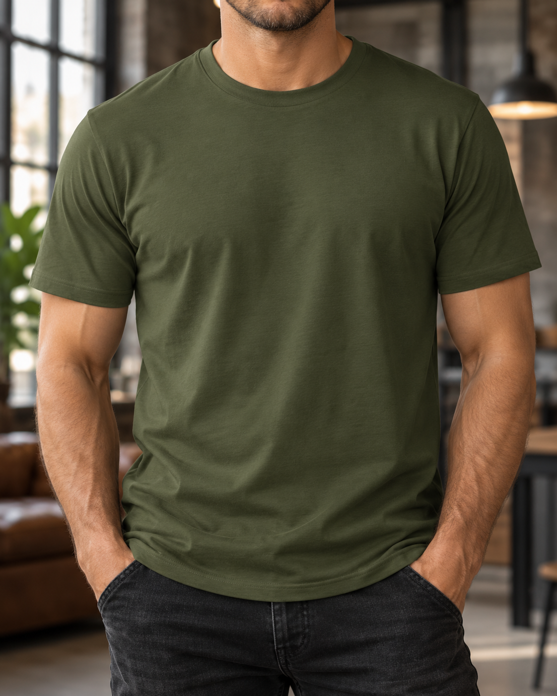 Rentier Selfie T-Shirt mit Glühwein Becher – lustiges Weihnachtsmarkt Motiv für Herren Damen