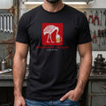 Engelbert Rausch T-Shirt – Lustige Handwerker Parodie – „Enjoy Drinks“ Feierabend Shirt für Werkstatt & Festival
