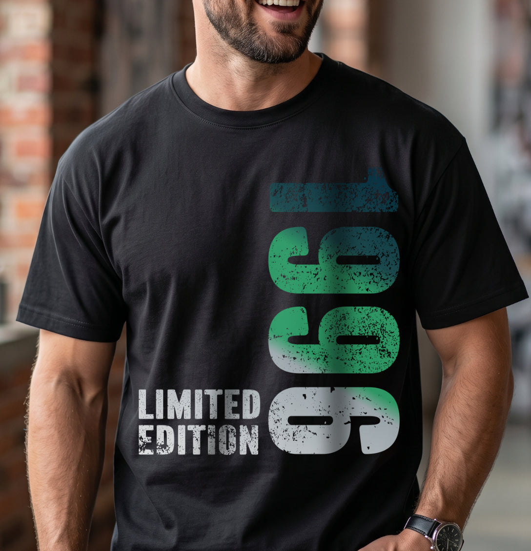 Limited Edition 1996 T-Shirt – Das ideale Geschenk zum 30. Geburtstag – Vintage Herren Shirt mit grünem Farbverlauf
