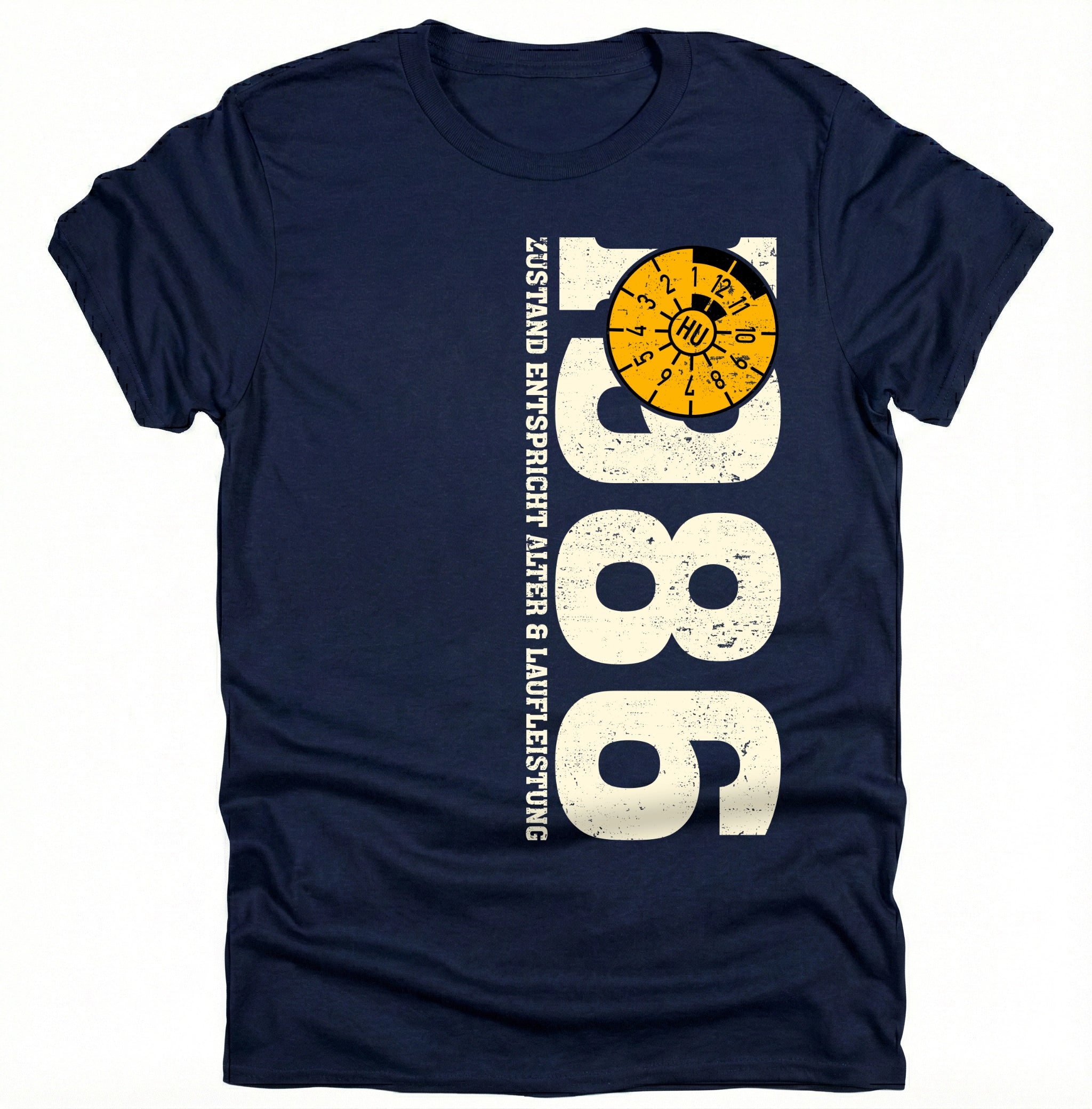 40. Geburtstag 1986 Zustand entspricht Alter und Laufleistung TÜV Lustiges Mechaniker Geschenk T-Shirt - pure|custom.