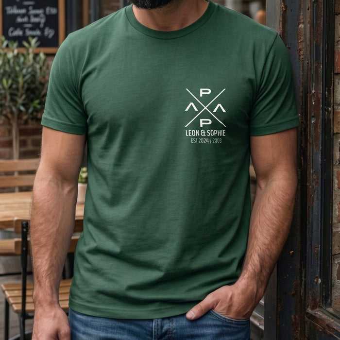 Camiseta personalizable para papá - Día del Padre, cumpleaños - Regalo perfecto