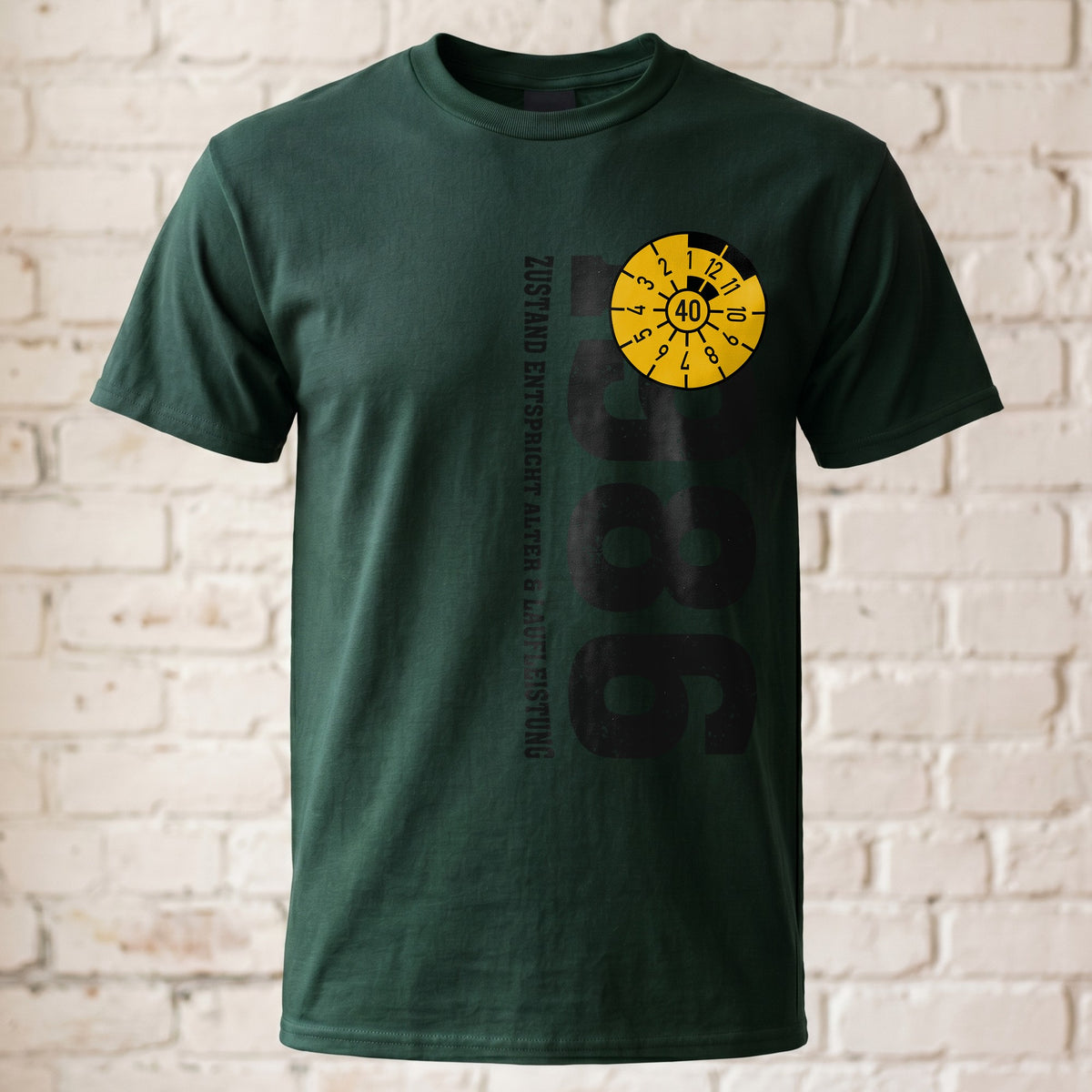 40. Geburtstag TÜV T-Shirt 1986 – Youngtimer in Bestform – Lustiges Männer Geschenk zum Vierzigsten – Personalisiertes D