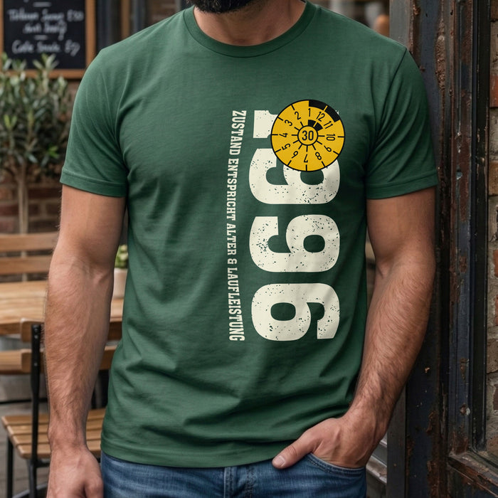 Camiseta personalizada "1996" para 30º cumpleaños – Divertido diseño ITV con año a elegir