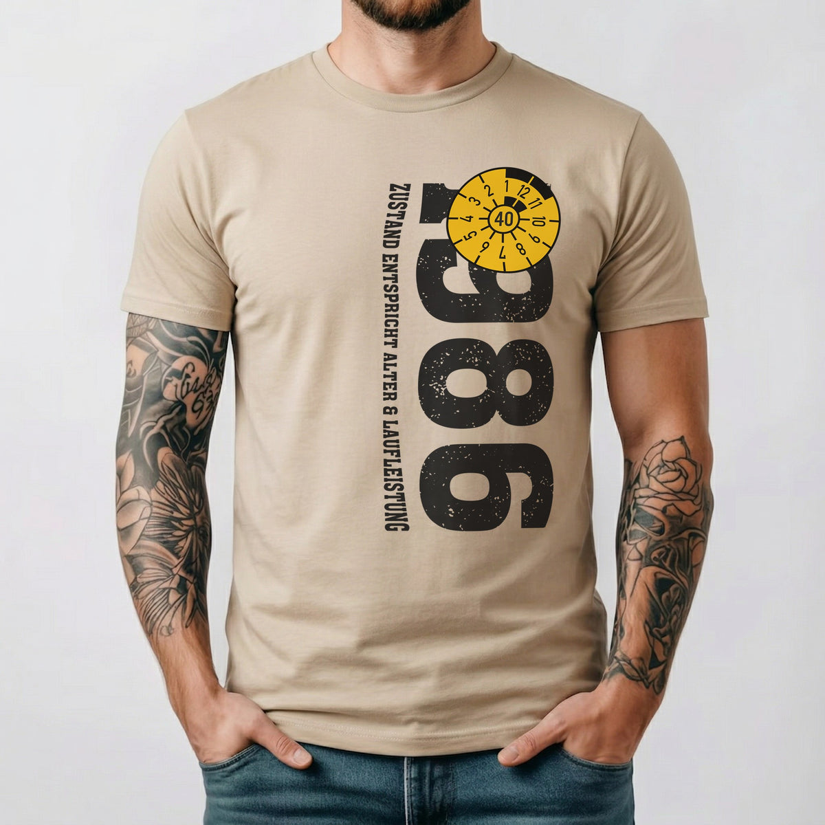 40. Geburtstag TÜV T-Shirt 1986 – Youngtimer in Bestform – Lustiges Männer Geschenk zum Vierzigsten – Personalisiertes D