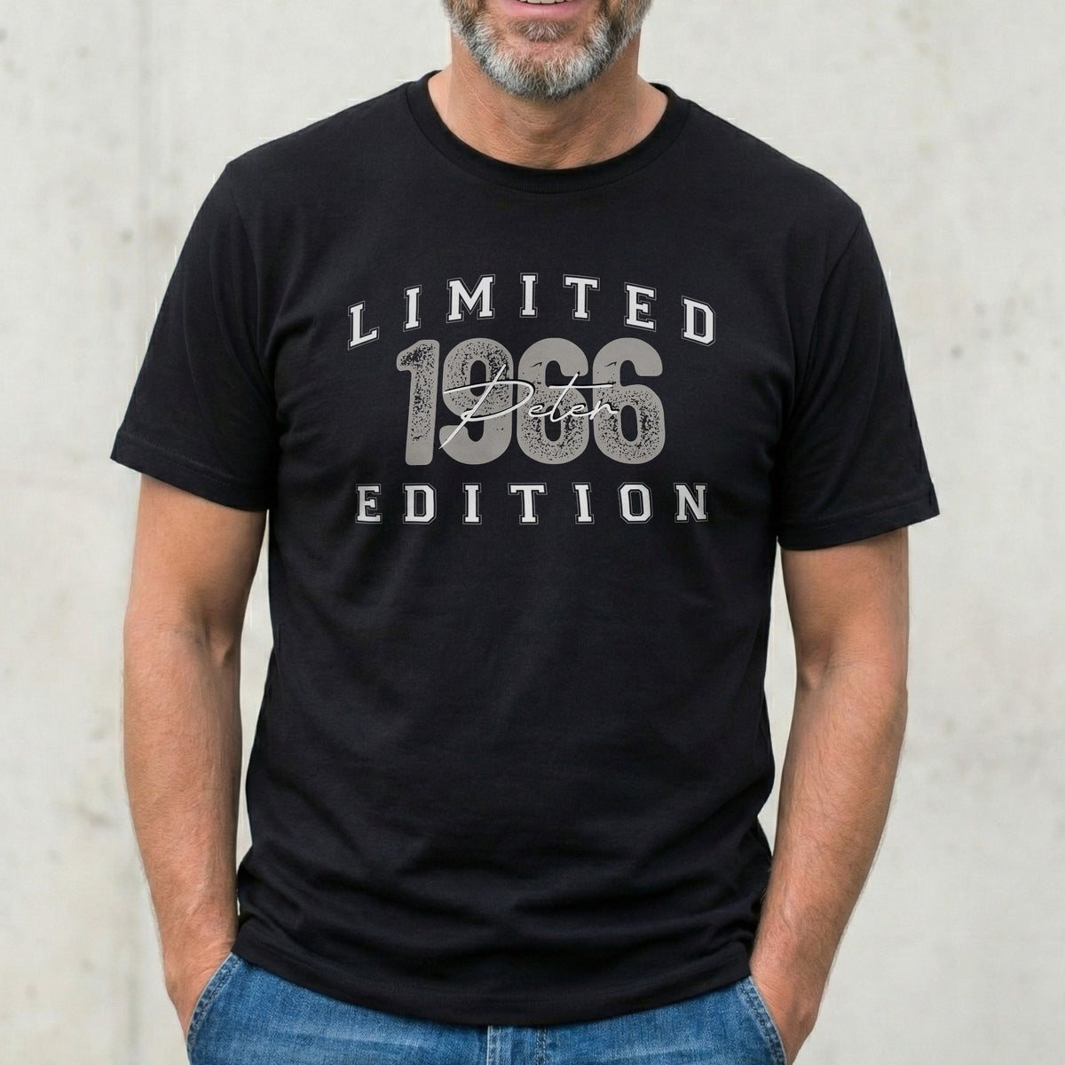 Personalisiertes T-Shirt für Männer | Limited Edition Name & Geburtsjahr | Geschenk zum Geburtstag Herren Shirt Vintage 