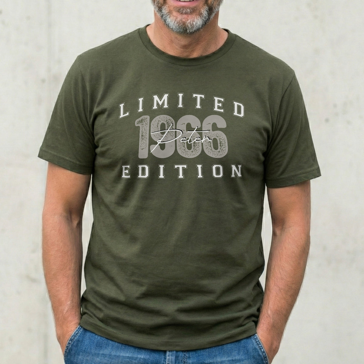 Personalisiertes T-Shirt für Männer | Limited Edition Name & Geburtsjahr | Geschenk zum Geburtstag Herren Shirt Vintage 