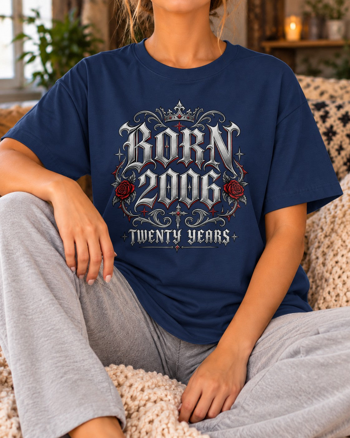 Camiseta de cumpleaños personalizada con el año que elijas, estilo gótico vintage, para hombre y mujer, regalo personalizado