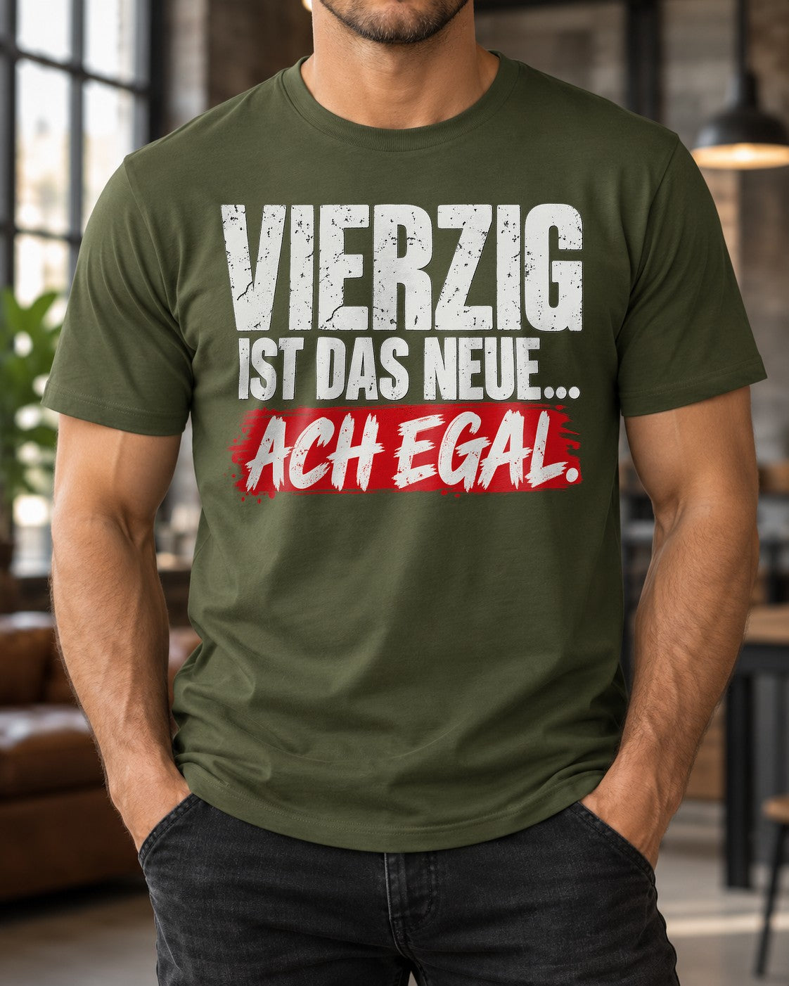 Camiseta «Cuarenta es el nuevo, qué más da», camiseta divertida con mensaje para un 40.º cumpleaños para hombre y mujer, regalo sarcástico