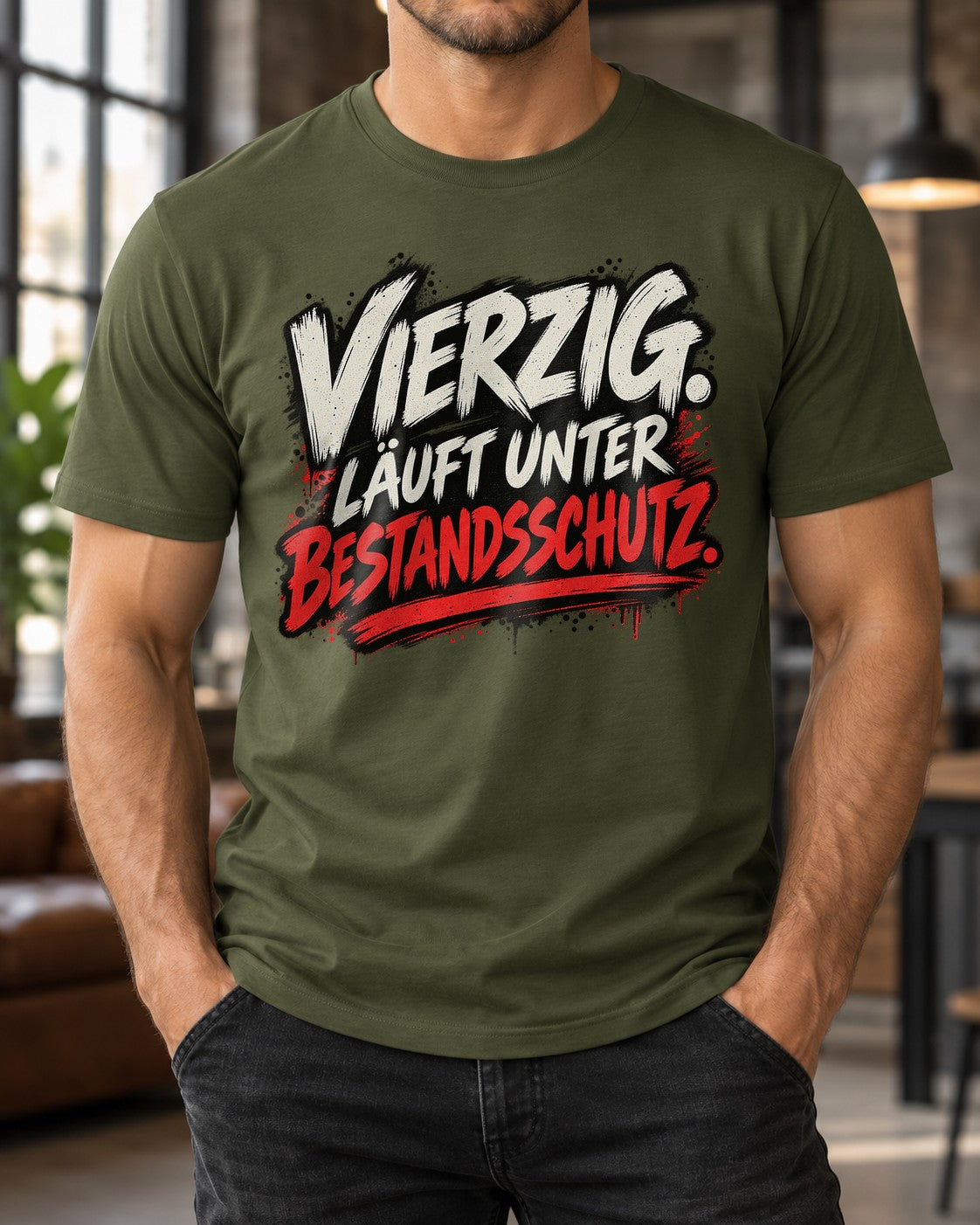 Los cuarenta están protegidos por derechos de autor Camiseta divertida para hombre 40 cumpleaños Camiseta con mensaje Regalo para los 40 Camiseta con mensaje