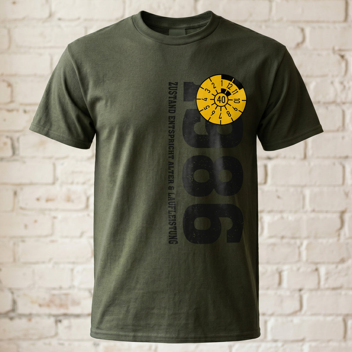 40. Geburtstag TÜV T-Shirt 1986 – Youngtimer in Bestform – Lustiges Männer Geschenk zum Vierzigsten – Personalisiertes D
