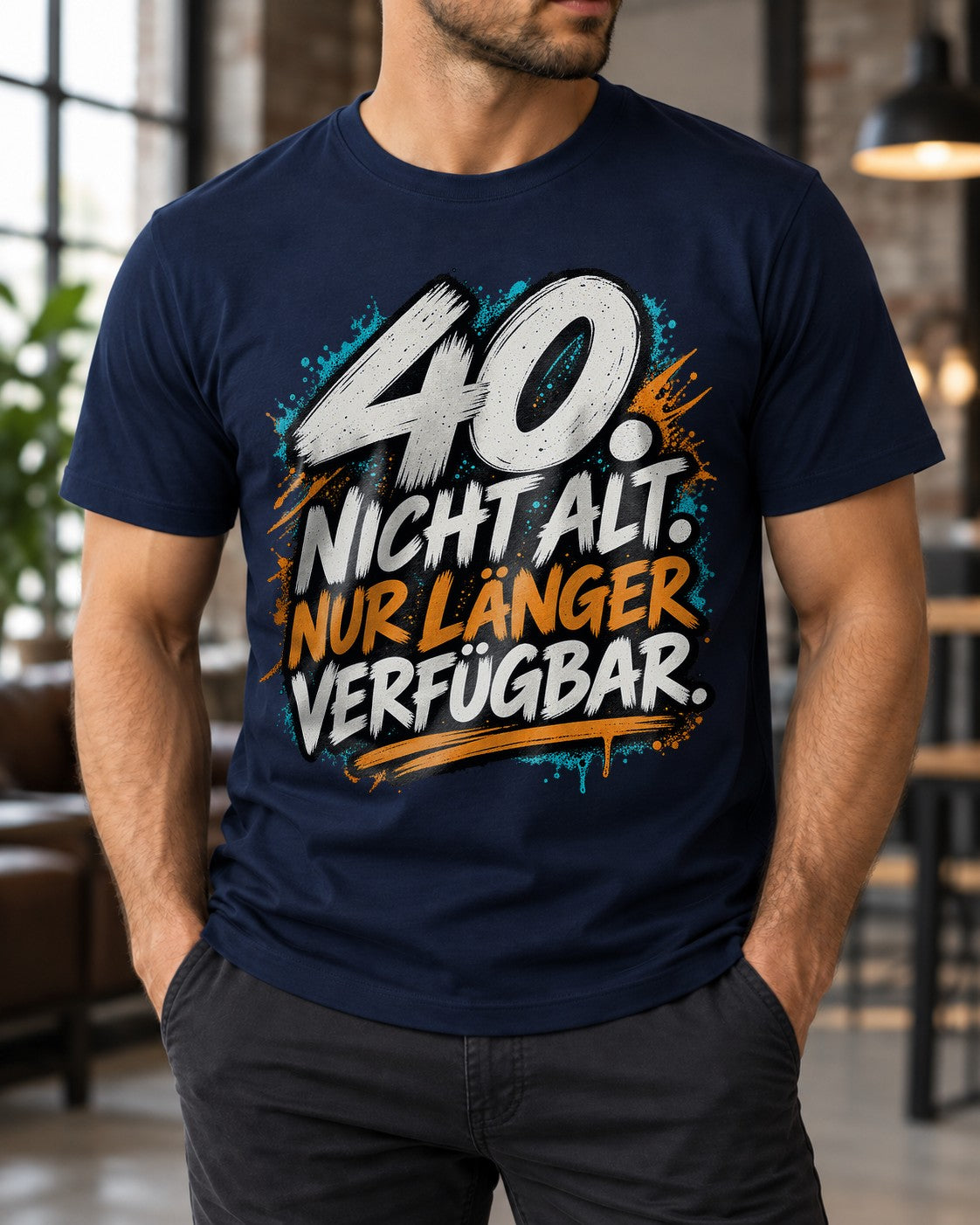 40. No viejo. Solo disponible por más tiempo. Camiseta divertida para hombre de cumpleaños 40 años camiseta con frase regalo para los cuarenta