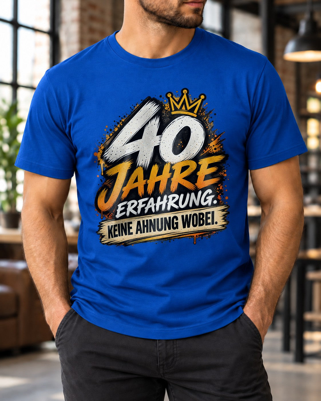 40 años de experiencia Cero idea de qué Camiseta divertida para hombre Regalo de 40.º cumpleaños para hombre Camiseta con frase sarcástica