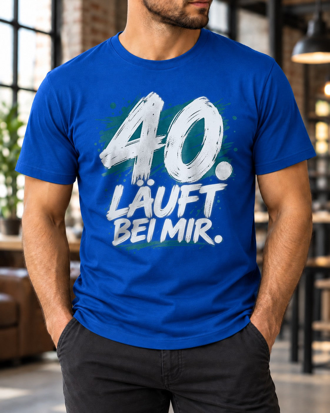 Camiseta divertida para hombre «40 años cumplidos», regalo de cumpleaños para hombre, camiseta con mensaje para el 40.º cumpleaños