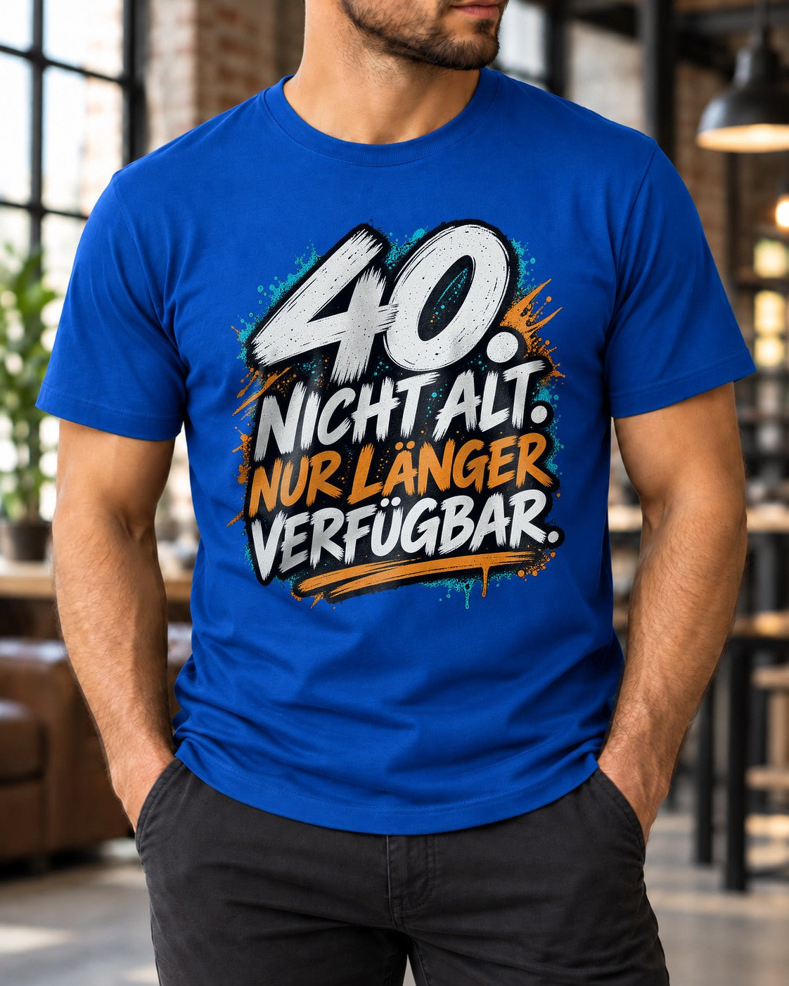 40. No viejo. Solo disponible por más tiempo. Camiseta divertida para hombre de cumpleaños 40 años camiseta con frase regalo para los cuarenta