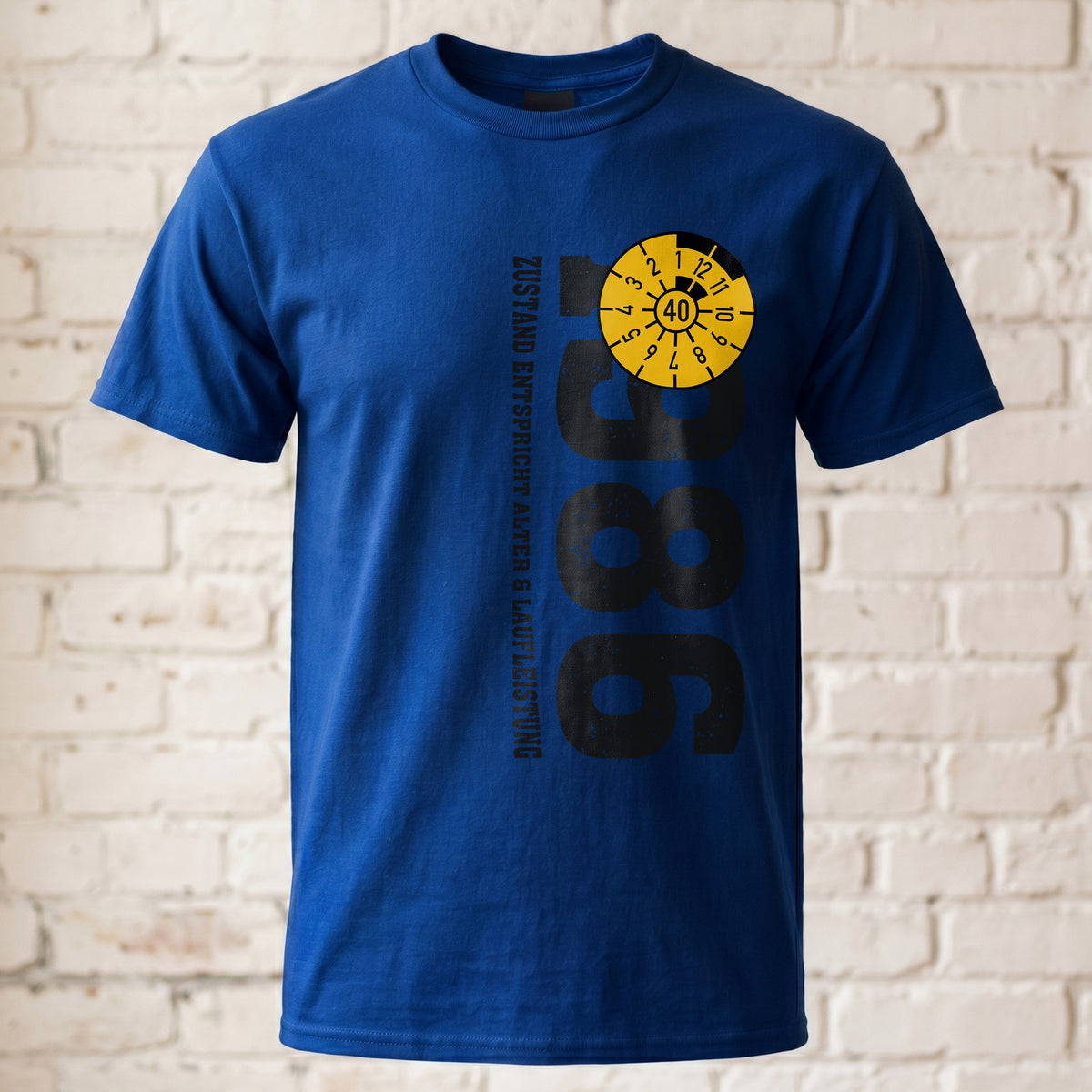 40. Geburtstag TÜV T-Shirt 1986 – Youngtimer in Bestform – Lustiges Männer Geschenk zum Vierzigsten – Personalisiertes D