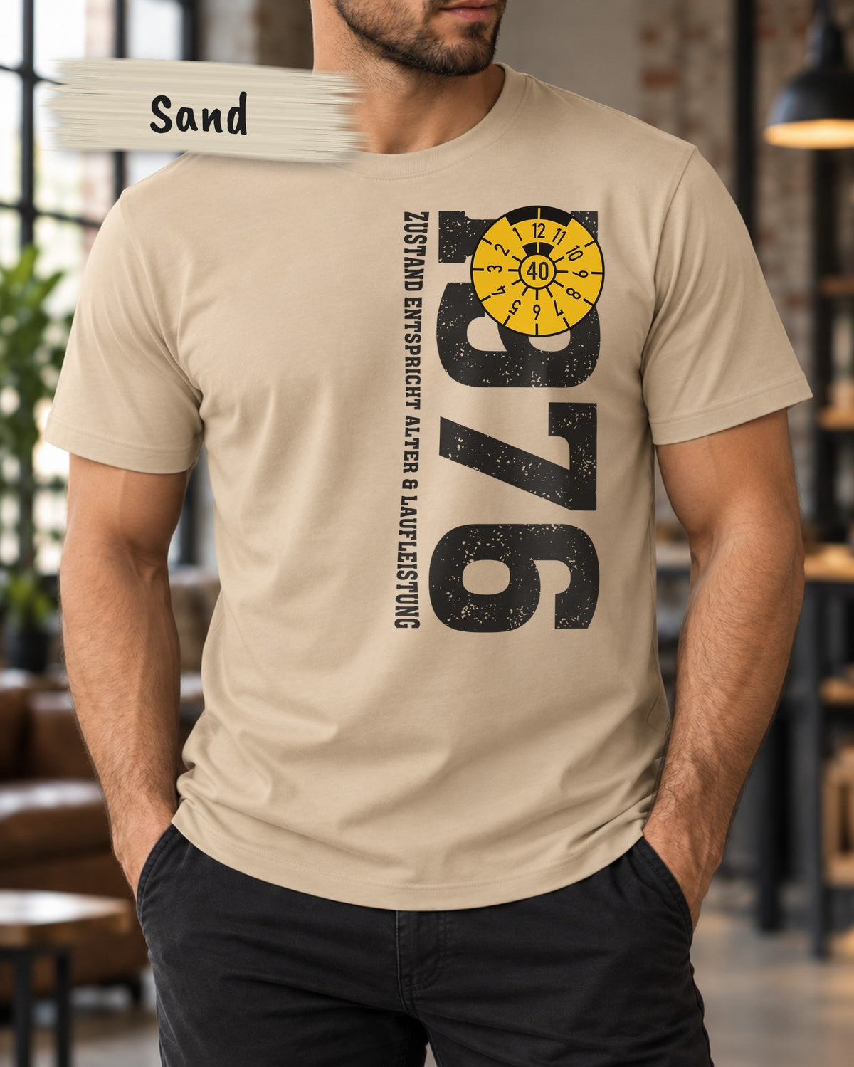 Personalisiert Jahrgang Shirt Herren mit Wunschjahr und Alter - Starkes Geburtstags T-Shirt fuer Maenner