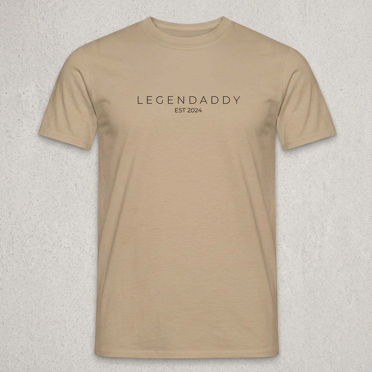 Personalisierbares „LEGENDADDY“ T-Shirt – Das ultimative Geschenk für (werdende) Väter | Wunschjahr Est. [Dein Jahr]
