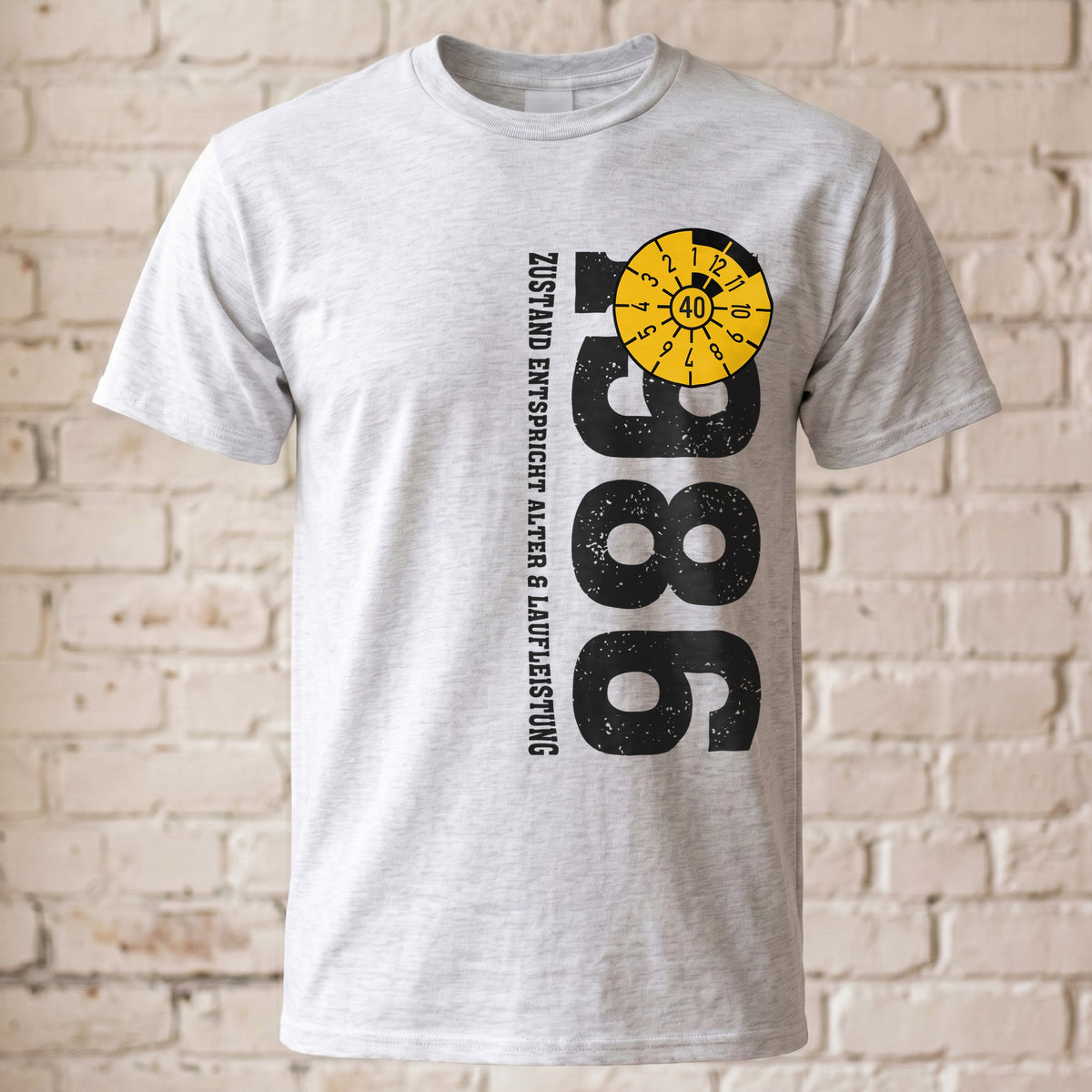 40. Geburtstag TÜV T-Shirt 1986 – Youngtimer in Bestform – Lustiges Männer Geschenk zum Vierzigsten – Personalisiertes D